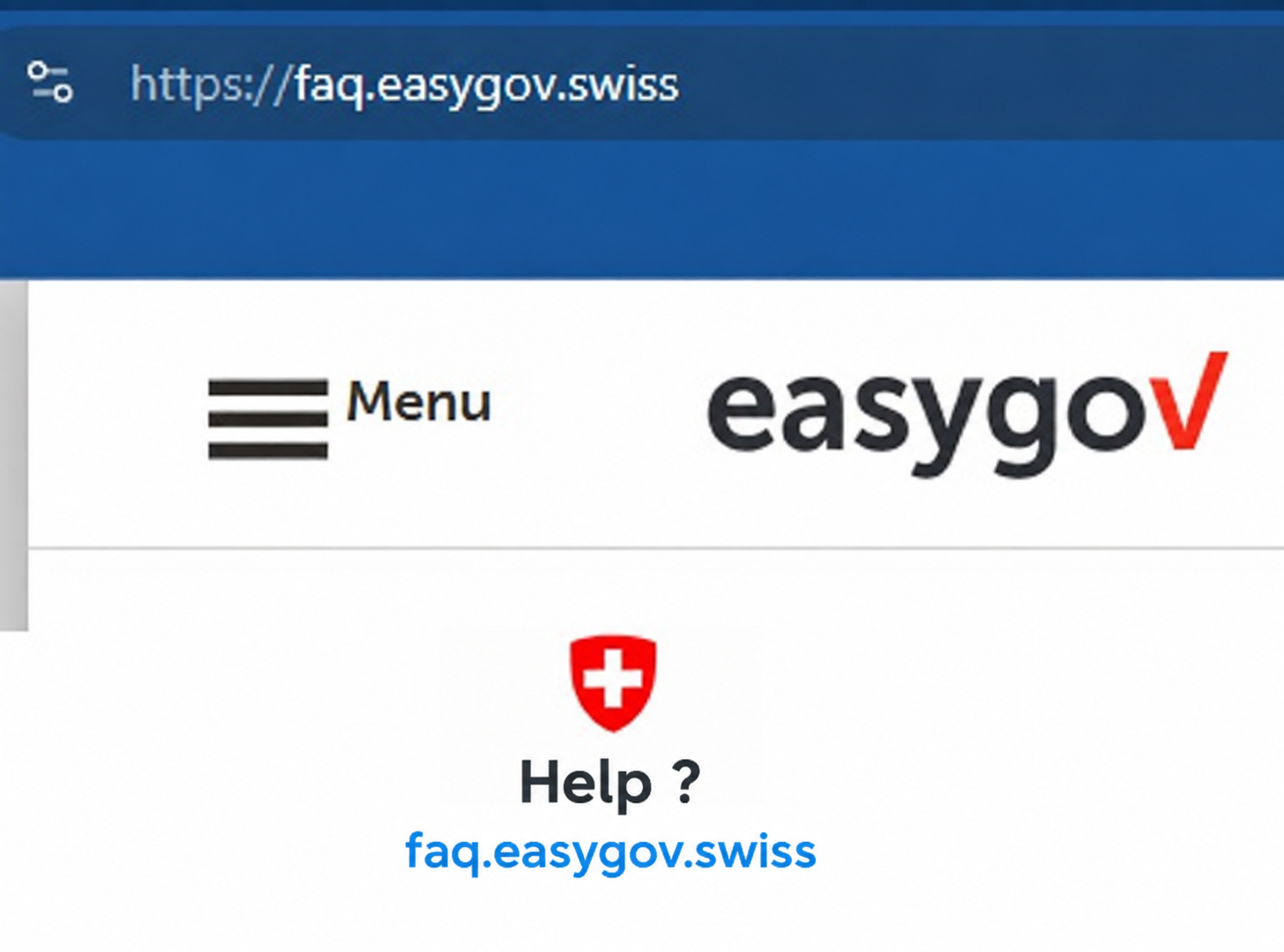 EasyGov.swiss – Transparenzregister / Transparency Register
